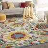 Nourison Aloha Beige 70 X 100 Area Rug  805-140593 Thumb 3