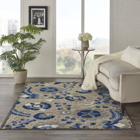 Nourison Aloha Blue 36 X 56 Area Rug 805-140601 Image 3