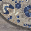 Nourison Aloha Blue Round 53 X 53 Area Rug 805-140604 Thumb 1