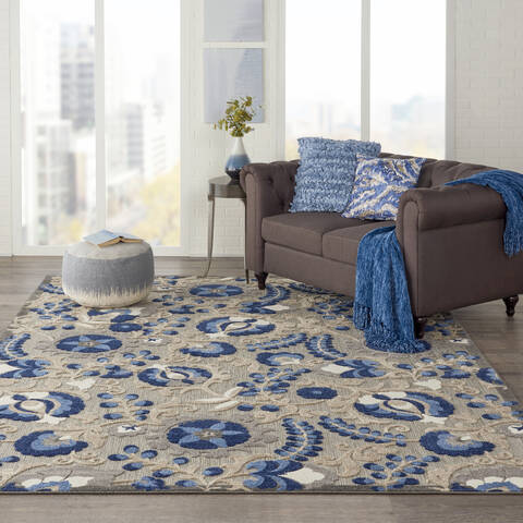 Nourison Aloha Blue 70 X 100 Area Rug 805-140606 Image 3