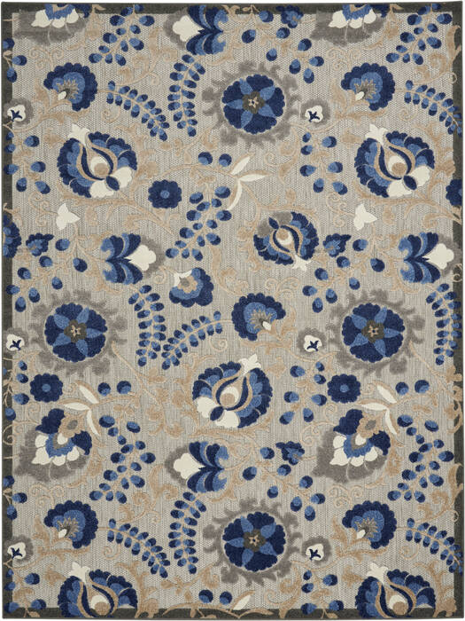 Nourison Aloha Blue 96 X 130 Area Rug 805-140609 Image 0