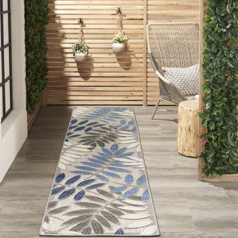 Nourison Aloha Grey Runner 23 X 80 Area Rug 805-140612 Image 4
