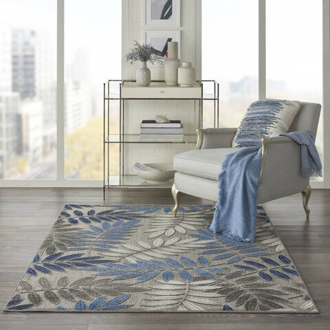 Nourison Aloha Grey 36 X 56 Area Rug 805-140614 Image 3