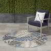 Nourison Aloha Grey Round 53 X 53 Area Rug 805-140617 Thumb 3