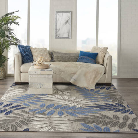 Nourison Aloha Grey 70 X 100 Area Rug 805-140619 Image 3