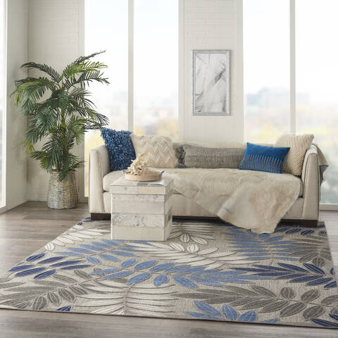 Nourison Aloha Grey 70 X 100 Area Rug 805-140619 Image 5