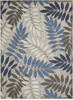 Nourison Aloha Grey 70 X 100 Area Rug 805-140619 Thumb 0