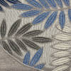 Nourison Aloha Grey Round 710 X 710 Area Rug 805-140621 Thumb 1