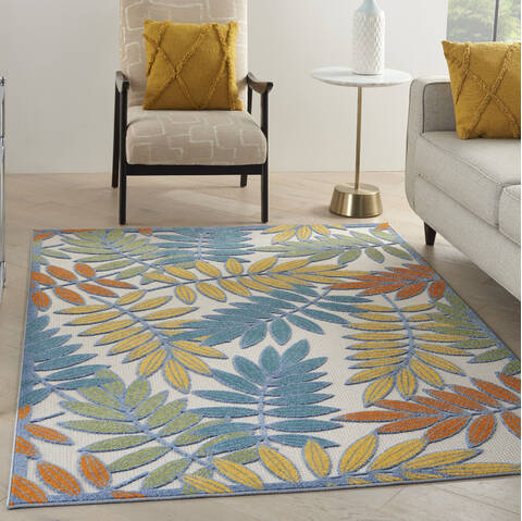 Nourison Aloha Beige 53 X 75 Area Rug 805-140624 Image 3
