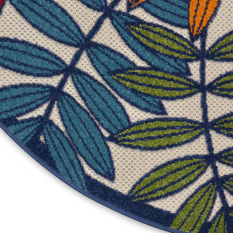 Nourison Aloha Multicolor Round 53 X 53 Area Rug 805-140637 Image 5