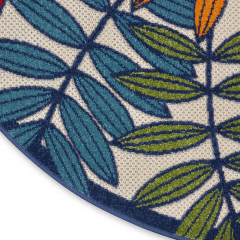Nourison Aloha Multicolor Round 710 X 710 Area Rug 805-140640 Image 5