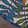 Nourison Aloha Multicolor Round 710 X 710 Area Rug 805-140640 Thumb 1