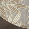 Nourison Aloha Blue Round 710 X 710 Area Rug 805-140653 Thumb 1