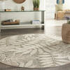 Nourison Aloha Blue Round 710 X 710 Area Rug 805-140653 Thumb 3