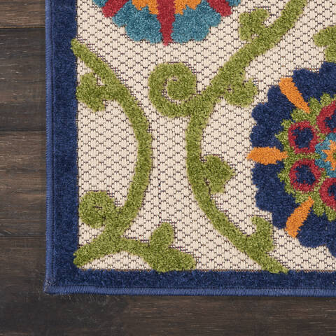 Nourison Aloha Blue 70 X 100 Area Rug 805-140655 Image 1