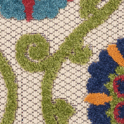 Nourison Aloha Blue 70 X 100 Area Rug 805-140655 Image 5