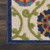Nourison Aloha Blue 70 X 100 Area Rug 805-140655 Thumb 1