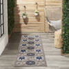 Nourison Aloha Grey Runner 20 X 60 Area Rug 805-140656 Thumb 4