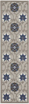 Nourison Aloha Grey Runner 2'0" X 6'0" Area Rug  805-140656