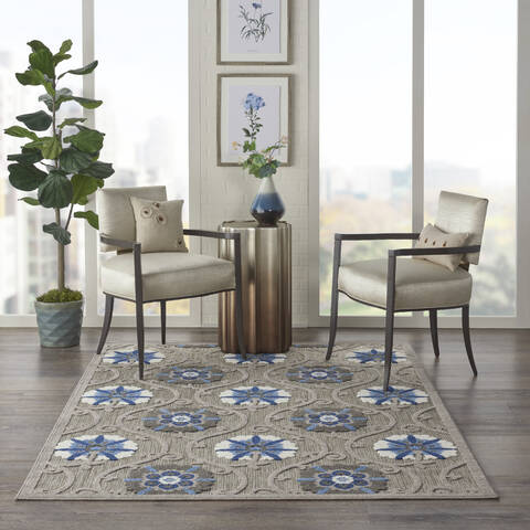 Nourison Aloha Grey 36 X 56 Area Rug 805-140661 Image 3