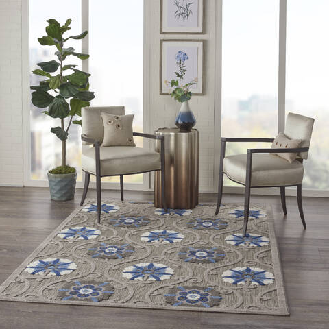 Nourison Aloha Grey 36 X 56 Area Rug 805-140661 Image 5