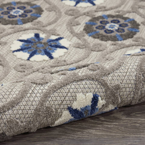 Nourison Aloha Grey 710 X 106 Area Rug 805-140663 Image 2