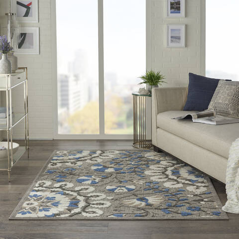Nourison Aloha Grey 36 X 56 Area Rug 805-140666 Image 3