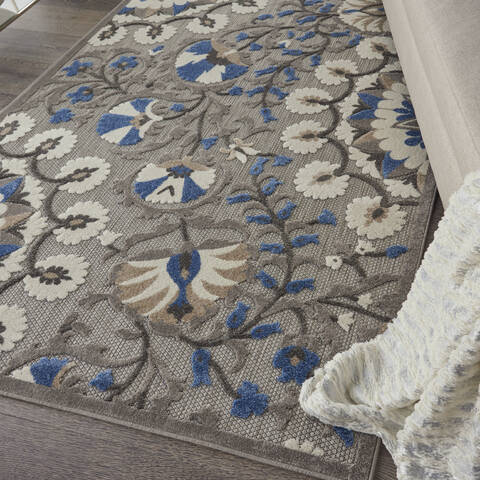 Nourison Aloha Grey 36 X 56 Area Rug 805-140666 Image 4
