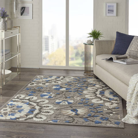 Nourison Aloha Grey 36 X 56 Area Rug 805-140666 Image 5