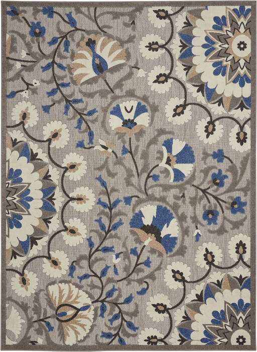 Nourison Aloha Grey 96 X 130 Area Rug 805-140669 Image 0