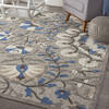 Nourison Aloha Grey 96 X 130 Area Rug 805-140669 Thumb 4
