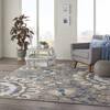 Nourison Aloha Grey 96 X 130 Area Rug 805-140669 Thumb 5