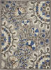Nourison Aloha Grey 96 X 130 Area Rug 805-140669 Thumb 0