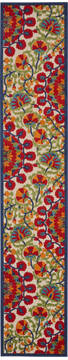 Nourison Aloha Red Runner 10 to 12 ft Polypropylene Carpet 140673