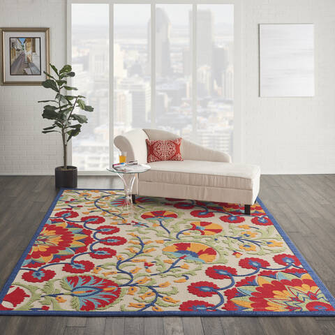 Nourison Aloha Red 70 X 100 Area Rug 805-140676 Image 3