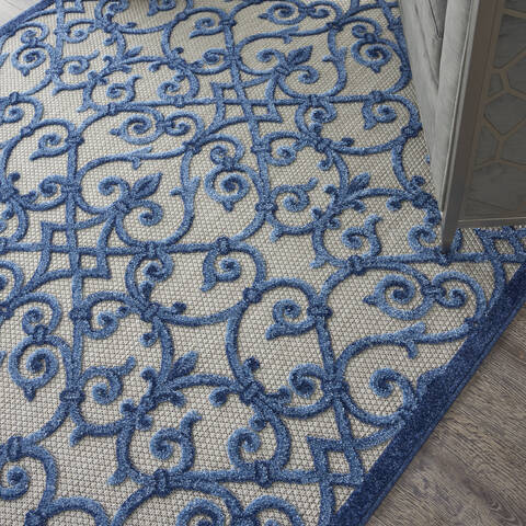 Nourison Aloha Grey 36 X 56 Area Rug 805-140682 Image 4