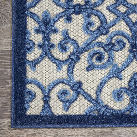 Nourison Aloha Grey 96 X 130 Area Rug 805-140685 Image 1