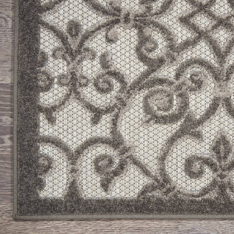 Nourison Aloha Grey Runner 20 X 60 Area Rug 805-140686 Image 1