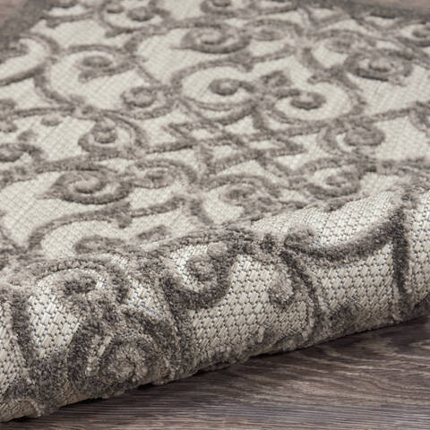 Nourison Aloha Grey Runner 20 X 60 Area Rug 805-140686 Image 2