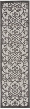 Nourison Aloha Grey Runner 6 ft and Smaller Polypropylene Carpet 140686