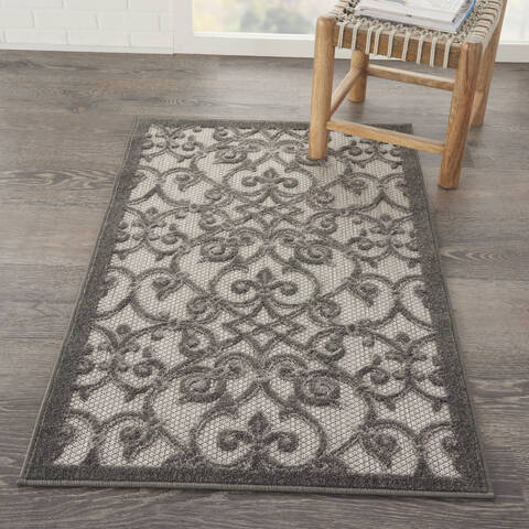 Nourison Aloha Grey 28 X 40 Area Rug 805-140689 Image 3