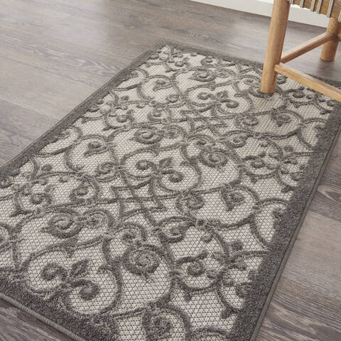 Nourison Aloha Grey 28 X 40 Area Rug 805-140689 Image 4