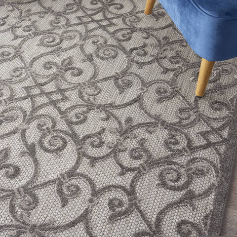 Nourison Aloha Grey 36 X 56 Area Rug 805-140690 Image 4