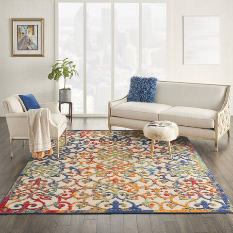 Nourison Aloha Multicolor 70 X 100 Area Rug 805-140697 Image 3