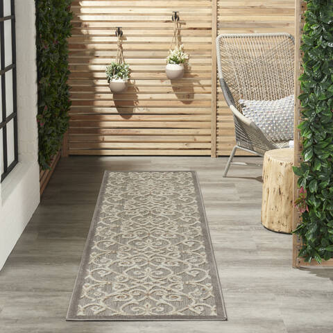 Nourison Aloha Blue Runner 23 X 100 Area Rug  805-140700 Image 4