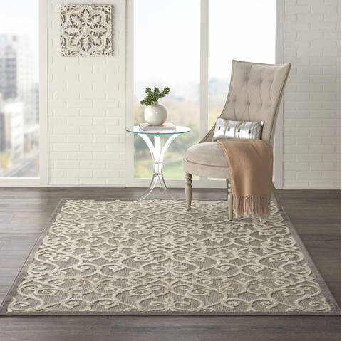 Nourison Aloha Blue 53 X 75 Area Rug 805-140703 Image 3