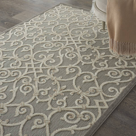 Nourison Aloha Blue 53 X 75 Area Rug 805-140703 Image 4
