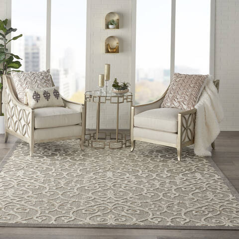 Nourison Aloha Blue 96 X 130 Area Rug 805-140705 Image 3