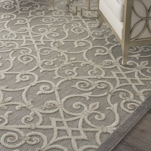 Nourison Aloha Blue 96 X 130 Area Rug 805-140705 Image 4