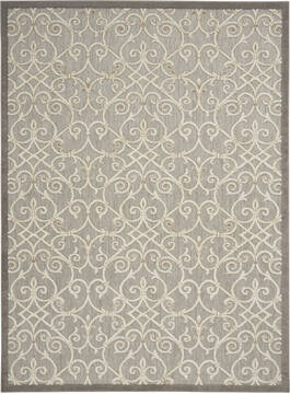 Nourison Aloha Blue Rectangle 10x13 ft Polypropylene Carpet 140705